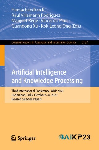 Cover image: Artificial Intelligence and Knowledge Processing 9783031686160