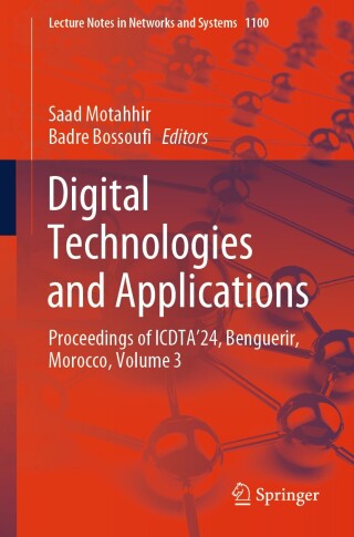 Imagen de portada: Digital Technologies and Applications 9783031686597