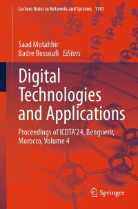 Cover image: Digital Technologies and Applications 9783031686740