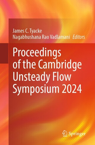 Imagen de portada: Proceedings of the Cambridge Unsteady Flow Symposium 2024 9783031690341