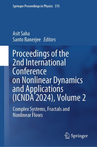 Imagen de portada: Proceedings of the 2nd International Conference on Nonlinear Dynamics and Applications (ICNDA 2024), Volume 2 9783031691331