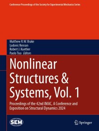 Cover image: Nonlinear Structures & Systems, Vol. 1 9783031694080