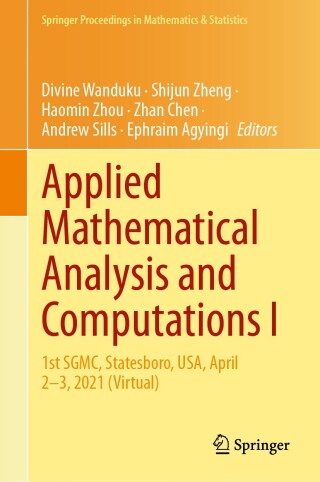 Imagen de portada: Applied Mathematical Analysis and Computations I 9783031697050