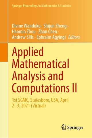 表紙画像: Applied Mathematical Analysis and Computations II 9783031697098