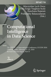 Cover image: Computational Intelligence in Data Science 9783031699856