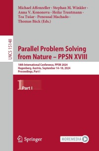 表紙画像: Parallel Problem Solving from Nature – PPSN XVIII 9783031700545