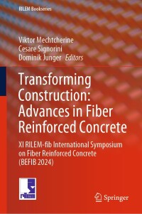 Imagen de portada: Transforming Construction: Advances in Fiber Reinforced Concrete 9783031701443