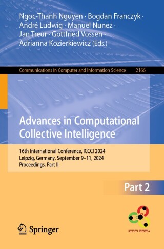 Titelbild: Advances in Computational Collective Intelligence 9783031702587