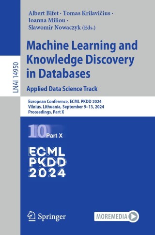 Imagen de portada: Machine Learning and Knowledge Discovery in Databases. Applied Data Science Track 9783031703805