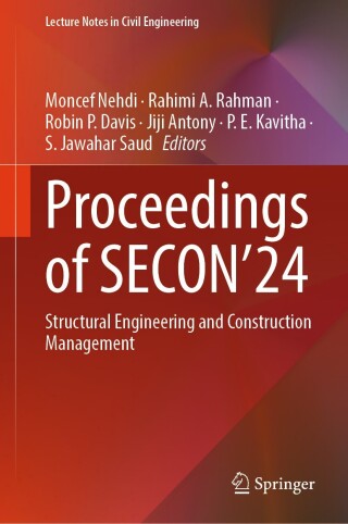 Cover image: Proceedings of SECON’24 9783031704307