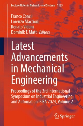 Cover image: Latest Advancements in Mechanical Engineering 9783031704642