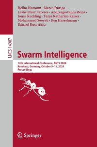 Cover image: Swarm Intelligence 9783031709319