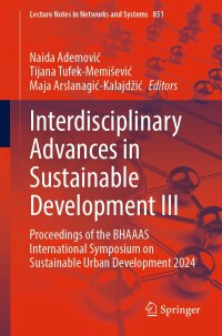 Cover image: Interdisciplinary Advances in Sustainable Development III 9783031710759