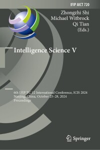 Titelbild: Intelligence Science V 9783031712524