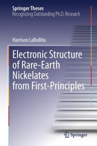 Cover image: Electronic Structure of Rare-Earth Nickelates from First-Principles 9783031715471