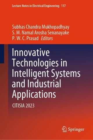 Cover image: Innovative Technologies in Intelligent Systems and Industrial Applications 9783031717727