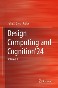 Imagen de portada: Design Computing and Cognition’24 9783031719172