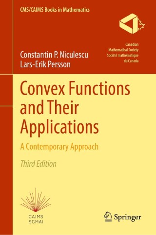 Cover image: Convex Functions and Their Applications 3rd edition 9783031719660