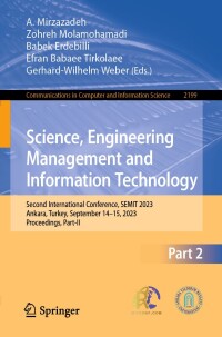 Cover image: Science, Engineering Management and Information Technology 9783031722868