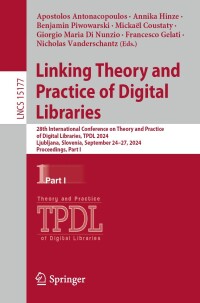 Cover image: Linking Theory and Practice of Digital Libraries 9783031724367