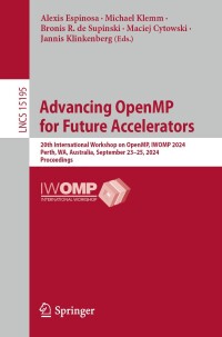 Cover image: Advancing OpenMP for Future Accelerators 9783031725661