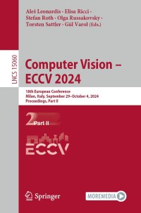 Titelbild: Computer Vision – ECCV 2024 9783031726262