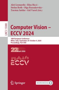 Omslagafbeelding: Computer Vision – ECCV 2024 9783031726699