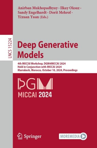 Cover image: Deep Generative Models 9783031727436