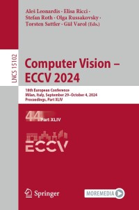 Omslagafbeelding: Computer Vision – ECCV 2024 9783031727832