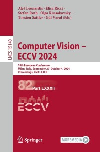 Cover image: Computer Vision – ECCV 2024 9783031730061