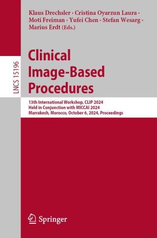 Cover image: Clinical Image-Based Procedures 9783031730825