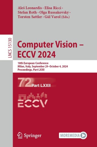 Omslagafbeelding: Computer Vision – ECCV 2024 9783031732195
