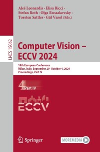 Cover image: Computer Vision – ECCV 2024 9783031732348