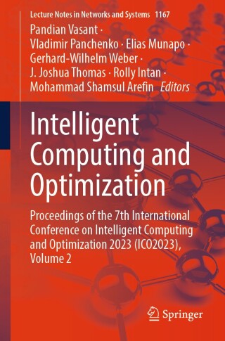 Imagen de portada: Intelligent Computing and Optimization 9783031733178