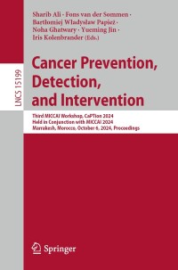 Cover image: Cancer Prevention, Detection, and Intervention 9783031733758