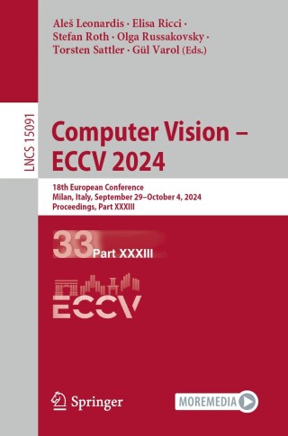 Cover image: Computer Vision – ECCV 2024 9783031734137