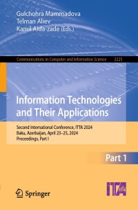 Titelbild: Information Technologies and Their Applications 9783031734168