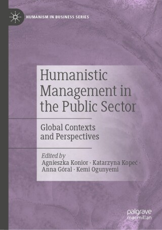Immagine di copertina: Humanistic Management in the Public Sector 9783031735219