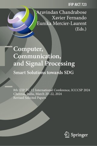 Cover image: Computer, Communication, and Signal Processing. Smart Solutions Towards SDG 9783031736162