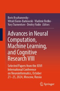 Cover image: Advances in Neural Computation, Machine Learning, and Cognitive Research VIII 9783031736902