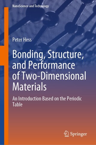 Titelbild: Bonding, Structure, and Performance of Two-Dimensional Materials 9783031741609