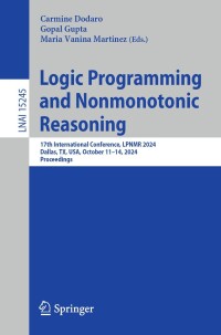 Cover image: Logic Programming and Nonmonotonic Reasoning 9783031742088