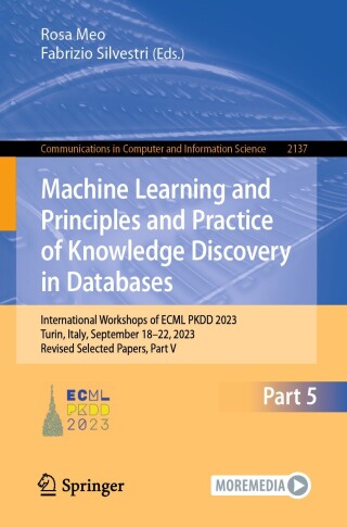 Cover image: Machine Learning and Principles and Practice of Knowledge Discovery in Databases 9783031746420