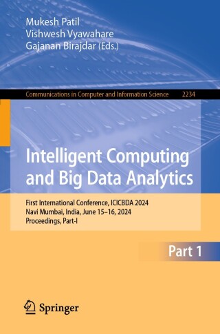 Titelbild: Intelligent Computing and Big Data Analytics 9783031746819
