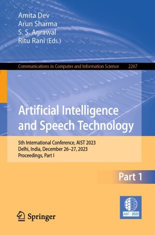 Cover image: Artificial Intelligence and Speech Technology 9783031751639