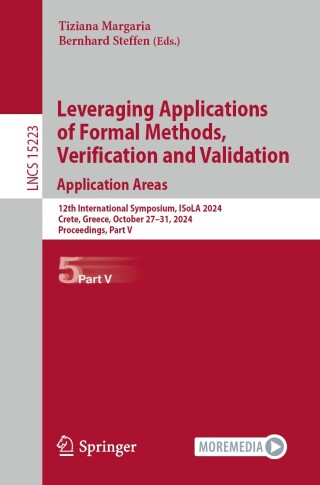 Cover image: Leveraging Applications of Formal Methods, Verification and Validation. Application Areas 9783031753893