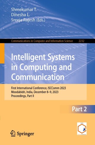 Imagen de portada: Intelligent Systems in Computing and Communication 9783031756078