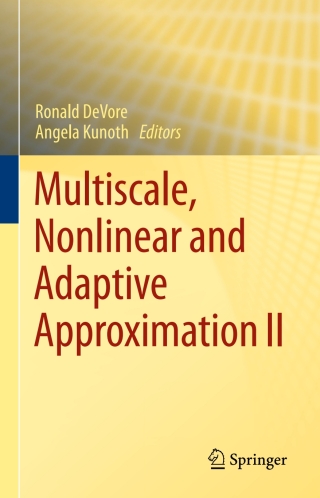 Immagine di copertina: Multiscale, Nonlinear and Adaptive Approximation II 9783031758010