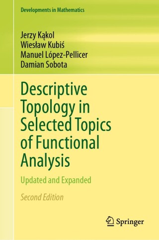 Titelbild: Descriptive Topology in Selected Topics of Functional Analysis 2nd edition 9783031760617