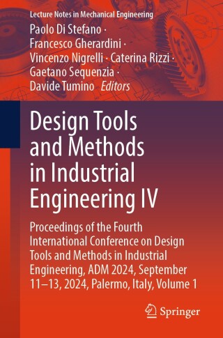 Cover image: Design Tools and Methods in Industrial Engineering IV 9783031765964